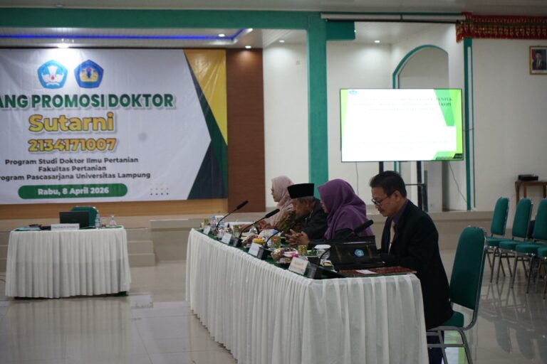 FP Gelar Sidang Promosi Doktor Sutarni