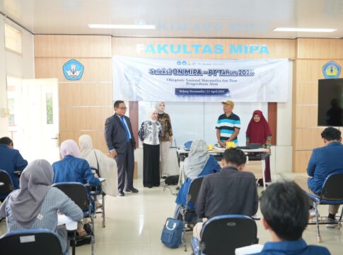 Seleksi ONMIPA-PT Tingkat Universitas Digelar, 204 Mahasiswa Unila Berkompetisi