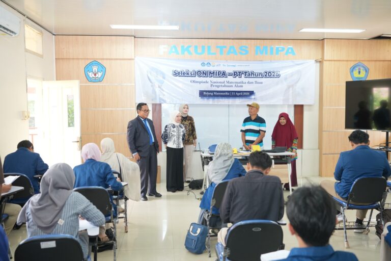 Seleksi ONMIPA-PT Tingkat Universitas Digelar, 204 Mahasiswa Unila Berkompetisi