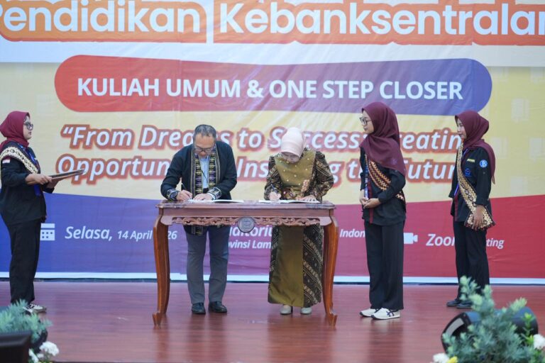 Unila dan Bank Indonesia Perkuat Kerja Sama, Dukung Pengembangan SDM Mahasiswa