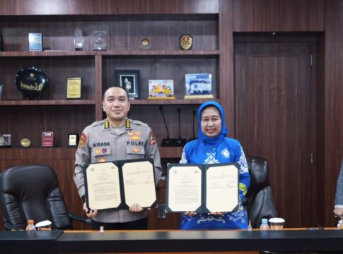 Unila dan Polri Teken PKS Perkuat Sinergi Pendidikan dan Penegakan Hukum