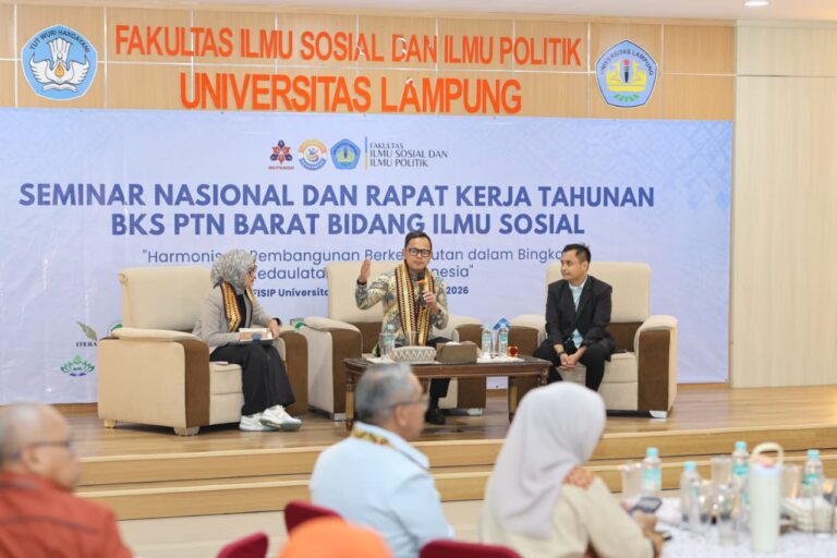 FISIP Gelar Semnas BKS PTN Barat, Soroti Potensi Lampung dan Peran Kampus dalam Kebijakan