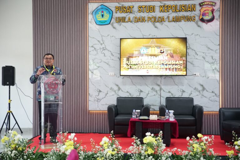 Unila Hadirkan Pusat Studi Kepolisian, Perkuat Kolaborasi Akademik dan Polri