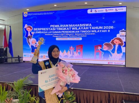Mahasiswa Unila Juara 1 Jenjang Diploma Pilmapres Tingkat Wilayah LLDIKTI II
