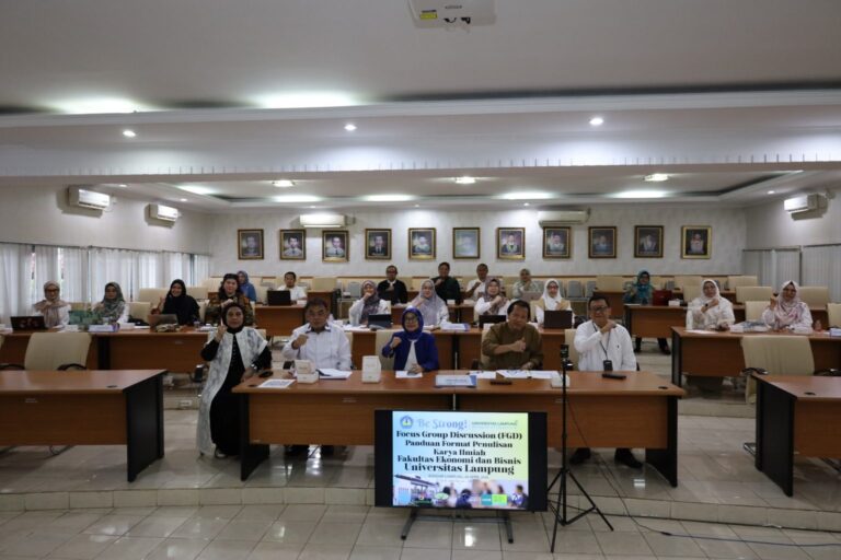 FEB Unila Perkuat Standarisasi Akademik melalui FGD Panduan Format Penulisan Karya Ilmiah