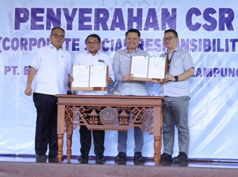 Penyerahan CSR Bank Lampung Dukung Pengelolaan Sampah dan Pendidikan Berkelanjutan di Unila