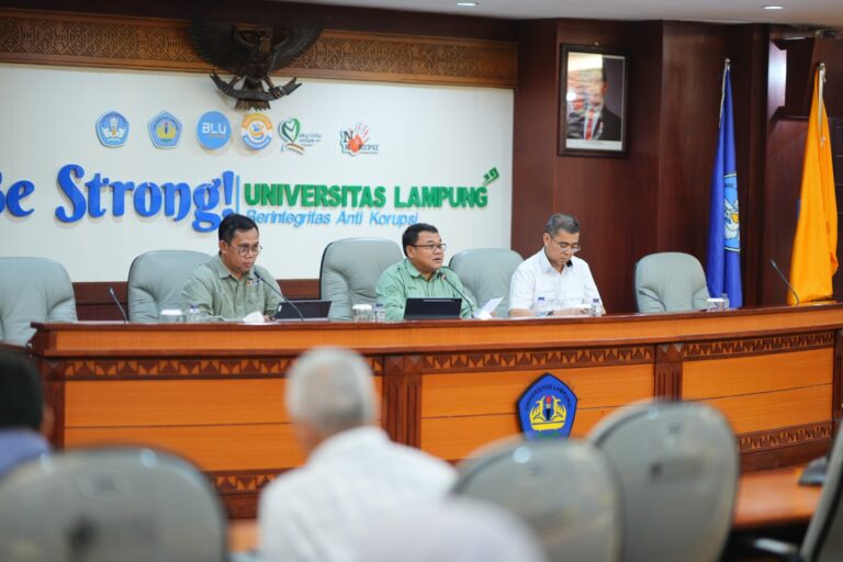 Unila Sosialisasikan Buku Rubrik Pengakuan Prestasi Mahasiswa Tahun 2026