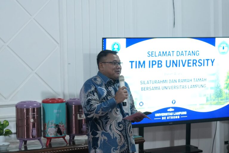 Unila Gelar Malam Silaturahmi dan Ramah Tamah Sambut Kedatangan Tim IPB University