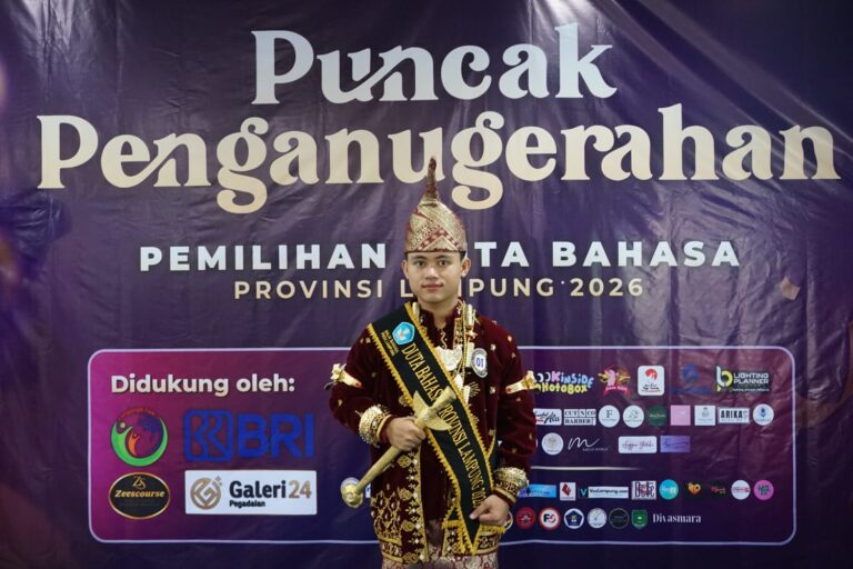 Samsul Sunardi Duta Bahasa Berbakat Provinsi Lampung