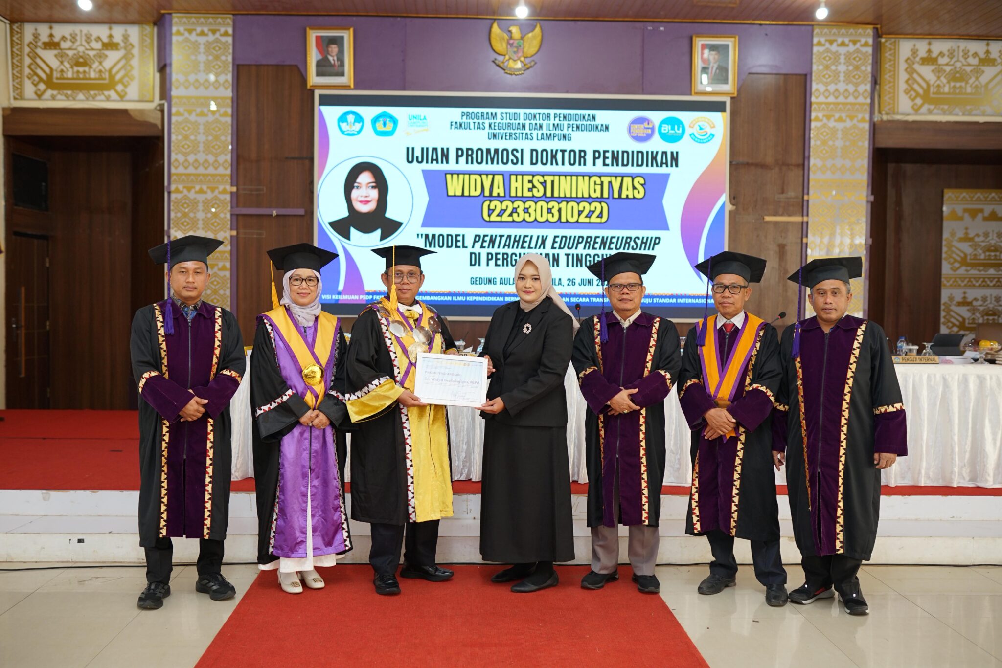 FKIP Gelar Ujian Terbuka Sidang Promosi Doktor Widya Hestiningtyas