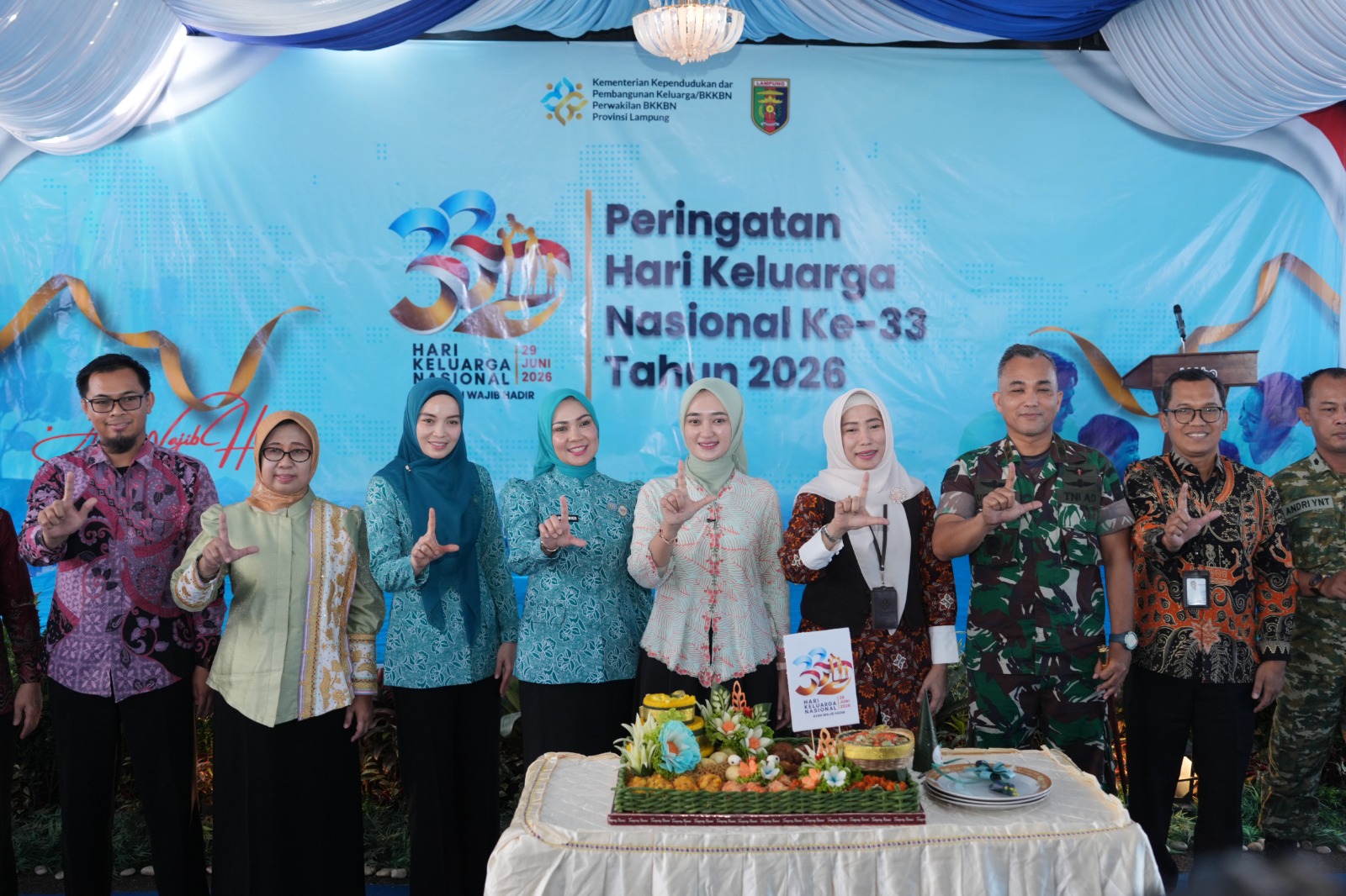 Rektor Hadiri Peringatan Hari Keluarga Nasional ke-33