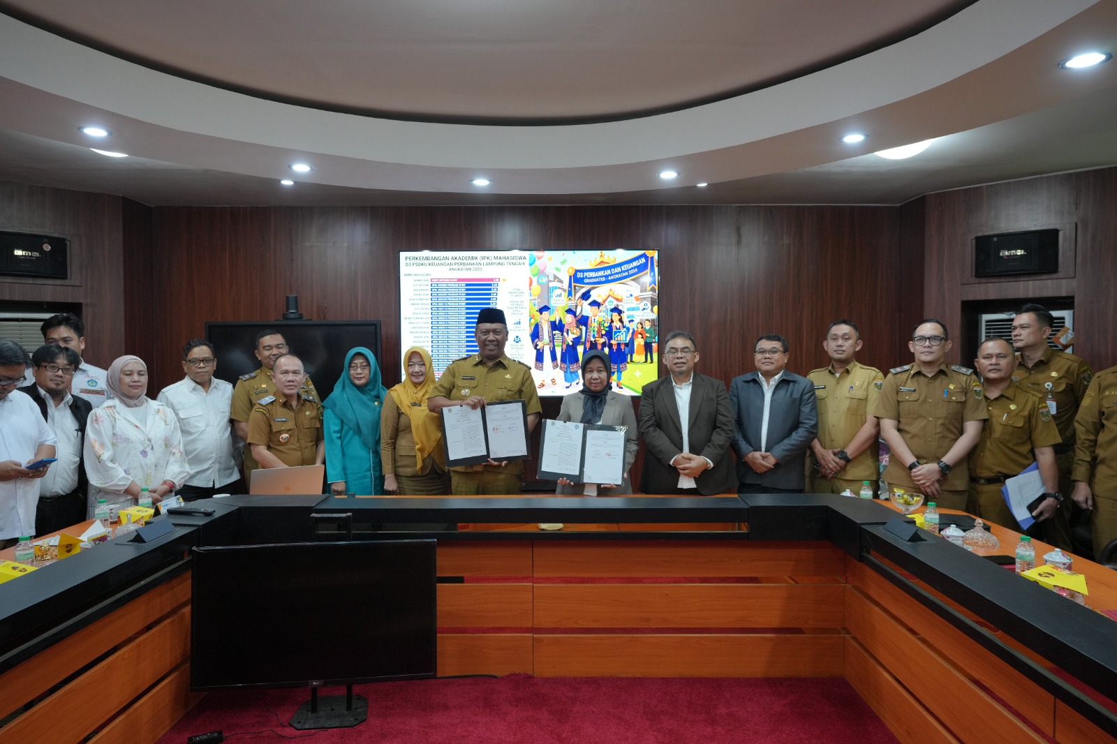 Rektor Terima Audiensi Plt. Bupati Lampung Tengah Bahas Keberlanjutan PSDKU
