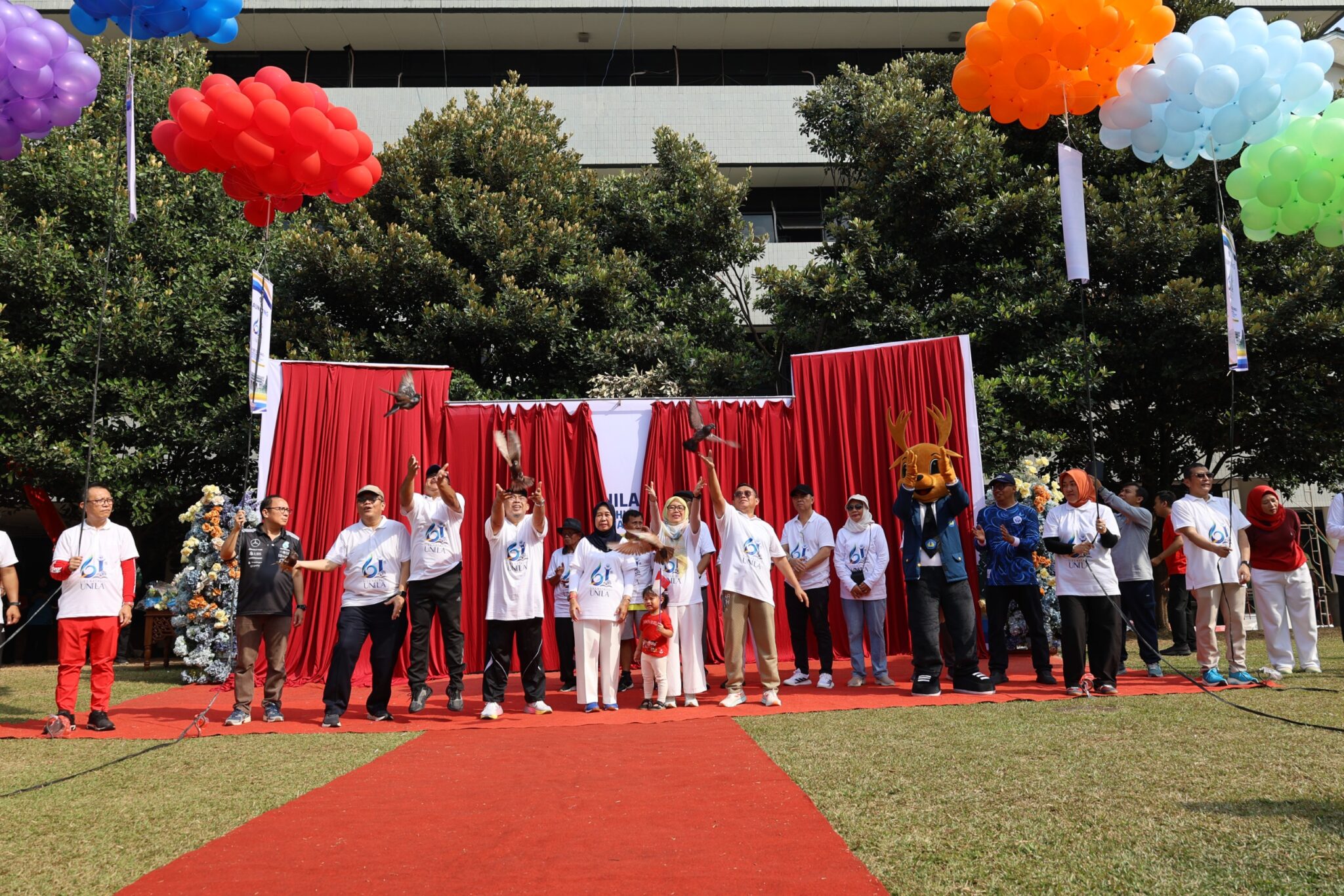 Unila Launching Dies Natalis ke-61 dengan Semangat “Unila Be Strong”