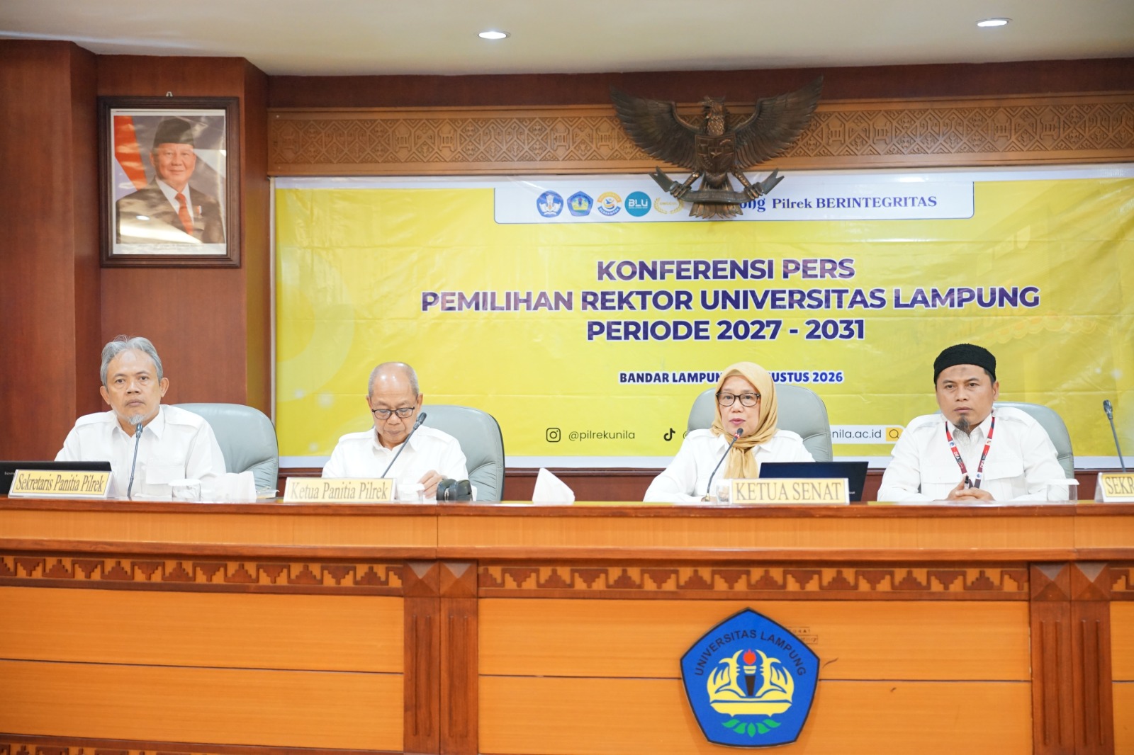 Unila Siap Memulai Pemilihan Rektor Periode 2027–2031 Secara Terbuka dan Berintegritas